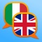 This is English - Italian and Italian - English dictionary; Dizionario Inglese - Italiano e Italiano - Inglese