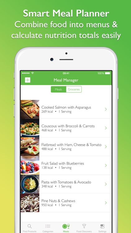 CalorieGuide Food Nutrition Facts Calculator for Fresh Produce & Healthy Diet Living