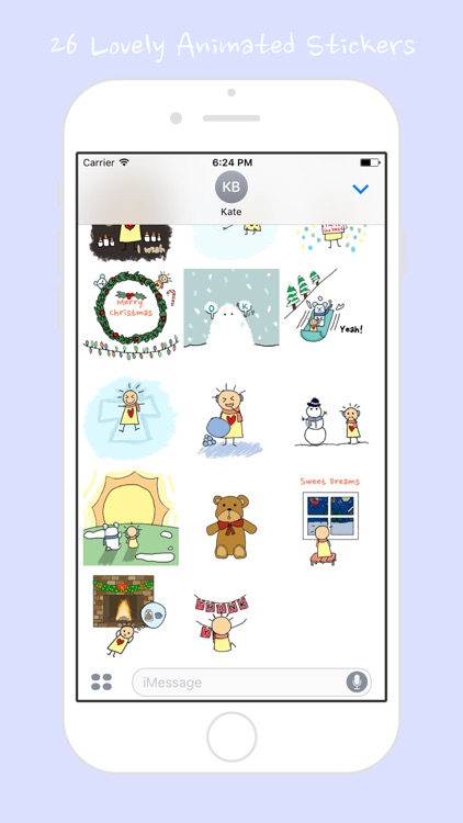 Winter Days with Merrylove (Animated Stickers)