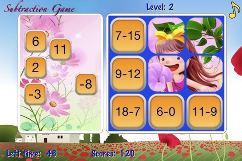 Subtraction math game screenshot 4