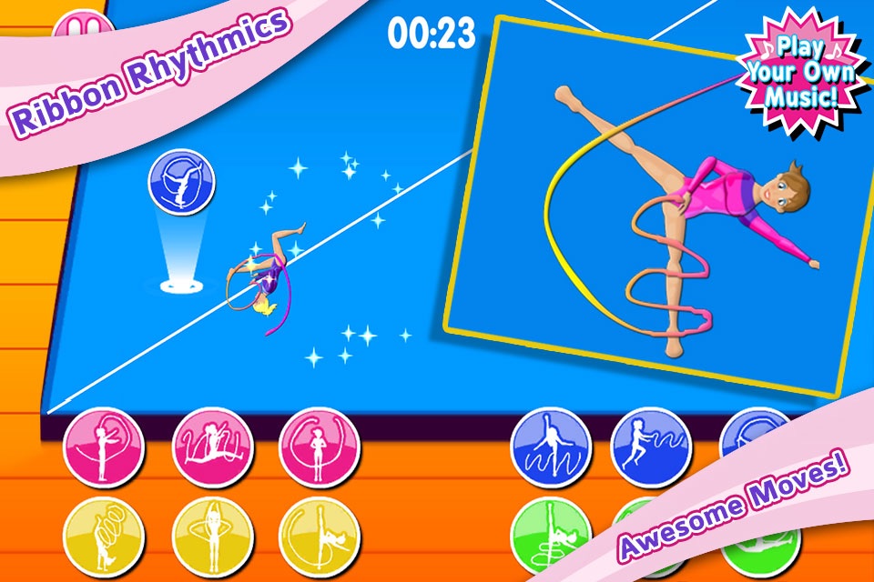 Elite Gymnastics Events Games screenshot 3