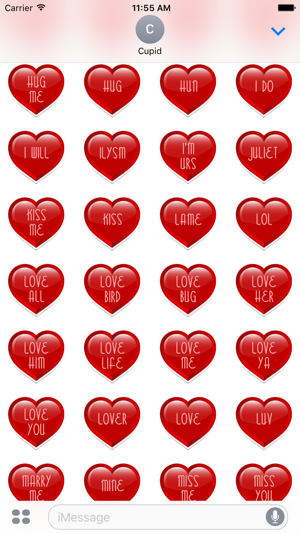 Conversation Heart Stickers for Valentines Day(圖4)-速報App