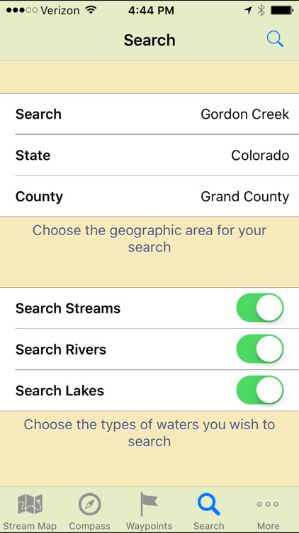 Stream Map USA - Mountain West