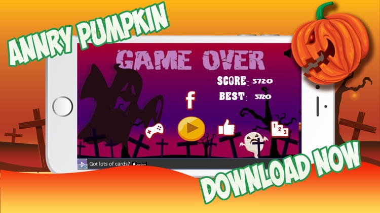 Halloween Tap the Angry Pumpkin screenshot-3