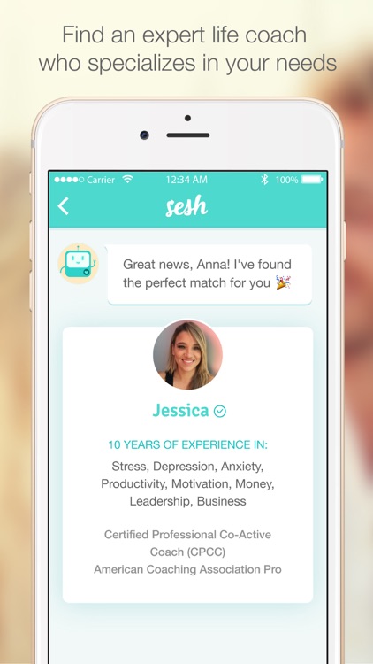 Sesh- Life coach & executive performance coaching screenshot-3