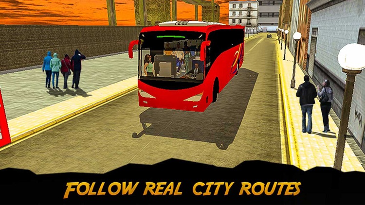 City Bus Simulation : Pick & Drop Realistic Drive screenshot-3