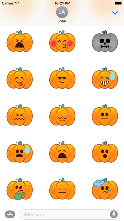 Jack-o-Moji Stickers by Mojimade screenshot-3