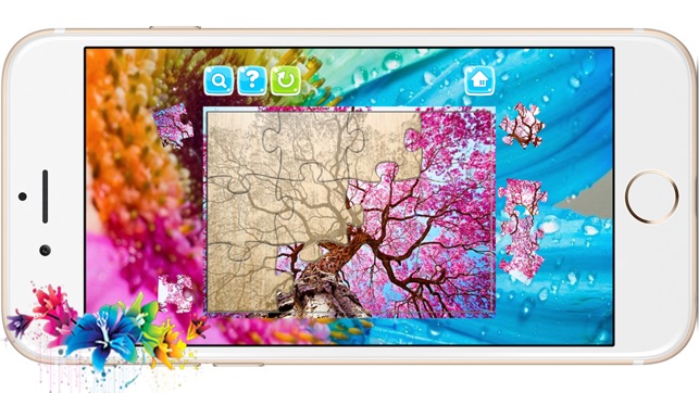 Flower Jigsaw Puzzles Games for Kids and Toddlers(圖2)-速報App