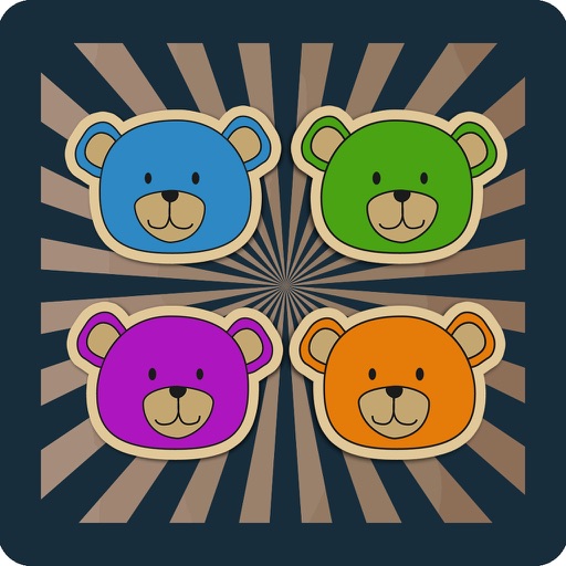 Colouring Teddy Bears Icon