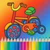 My Vehicles Coloring Pages for Kids : All in 1 Painting Learning Games for Kindergarteners Free