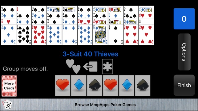 3-Suit 40 Thieves Solitaire(圖1)-速報App