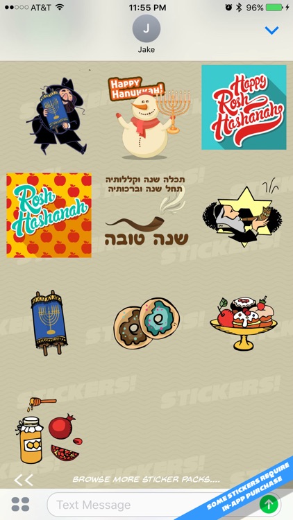 Hanukkah Stickers screenshot-3