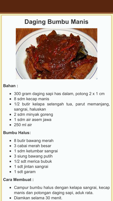 How to cancel & delete Resep Daging Indonesia from iphone & ipad 2