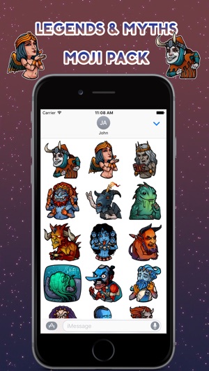 Halloween Legends Emoji Stickers - for iMessage(圖1)-速報App