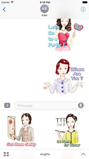 Come On Girls Chinese Ink Style Stickers(English)(圖3)-速報App