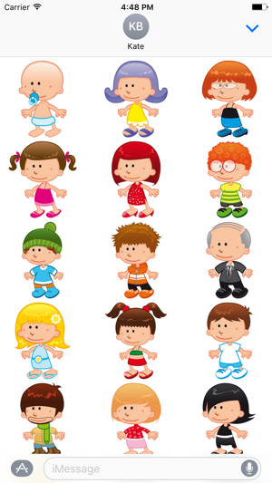 Cute Kids Sticker - DHS Pack 01(圖2)-速報App