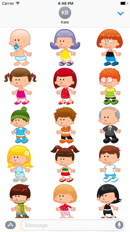 Cute Kids Sticker - DHS Pack 01