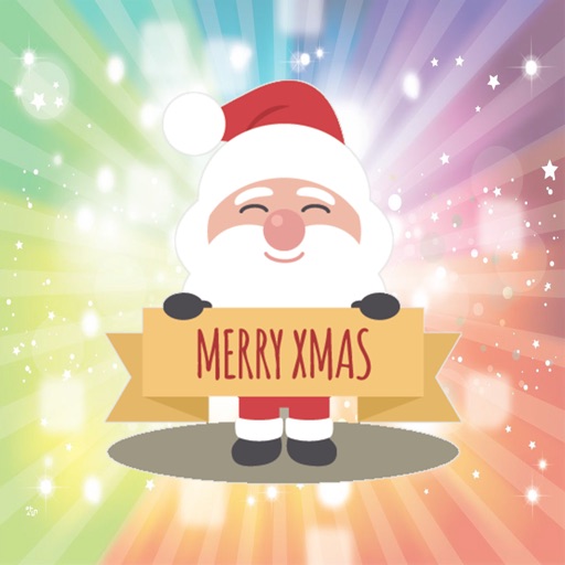 Smiling Santa Claus for Christmas - Fx Sticker