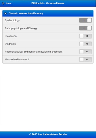 Biblioclick in Venous disease screenshot 2