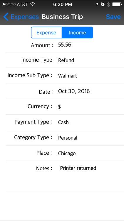 Expense Income Recorder Flexi screenshot-3