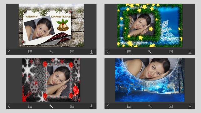 Holiday Christmas Photo Frames - Magic Frames(圖2)-速報App