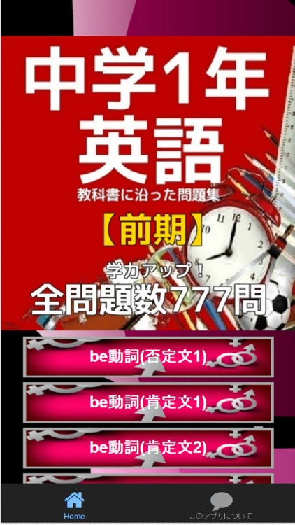 中学1年英語教科書に沿った問題集【前期】