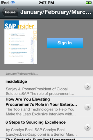 SAPinsider for iOS screenshot 3