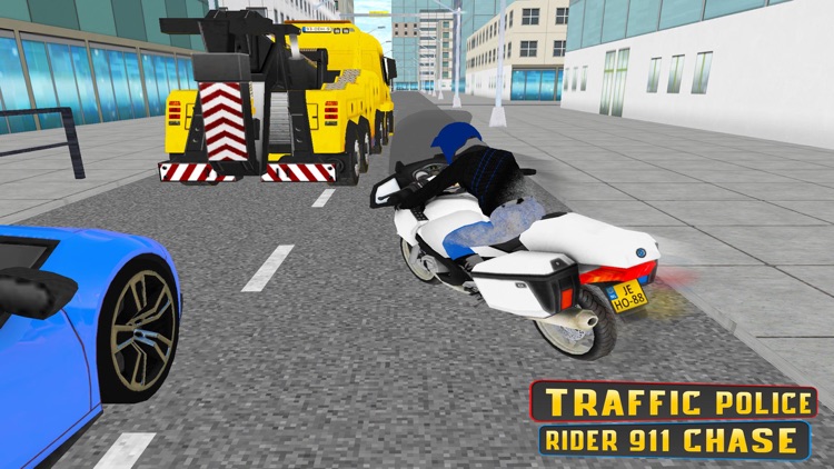 Traffic Police Rider 911 Chase Simulator screenshot-3