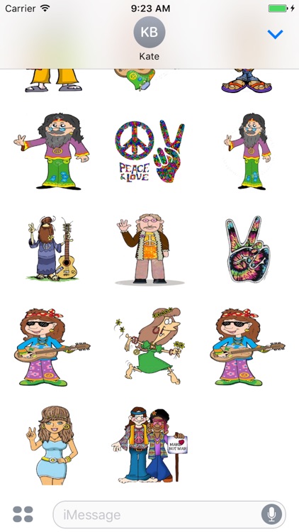 Hippie Cute Stickers screenshot-3