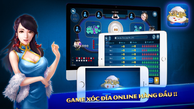 Game danh bai Xoc Dia, tien len mien nam, tai xiu