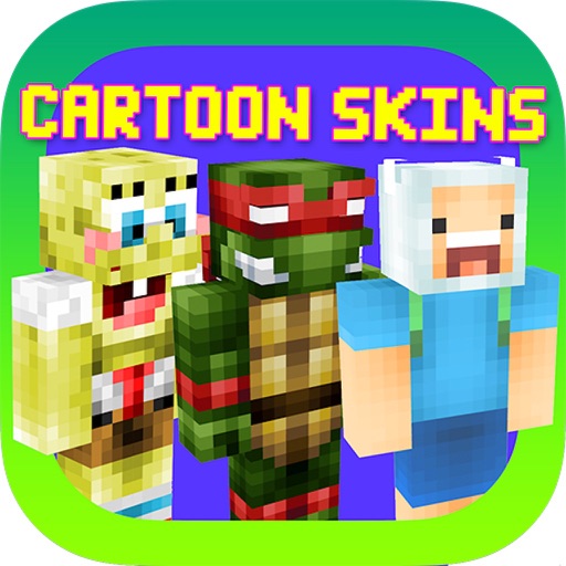 Best download cartoon skins for minecraft PE pro icon