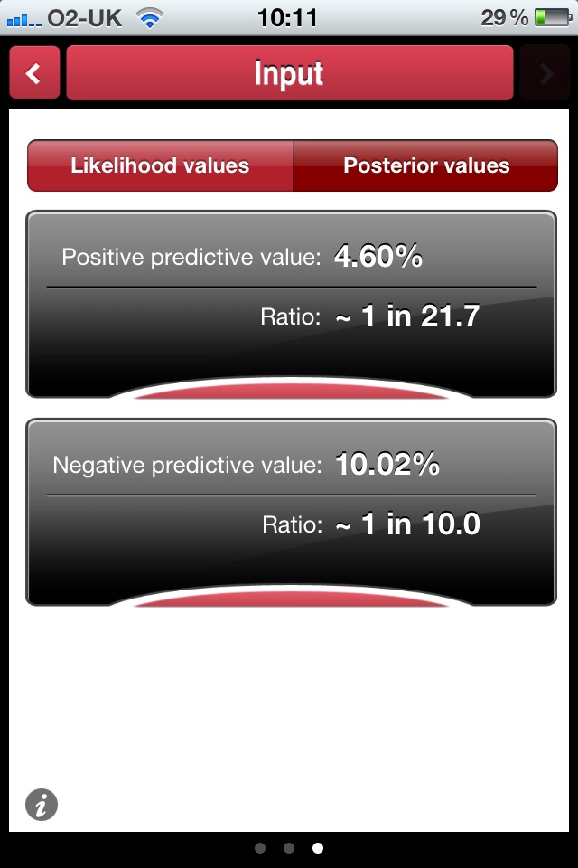 Diagnostic Test Calculator screenshot 3