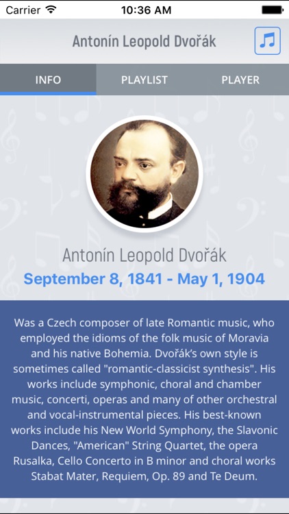 Antonin Dvorak - Classical Music