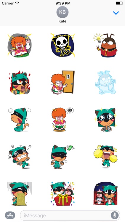 Pororo Cat and friends sticker pack for iMessage