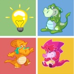 Dinosaur kids memory free match game memory boost