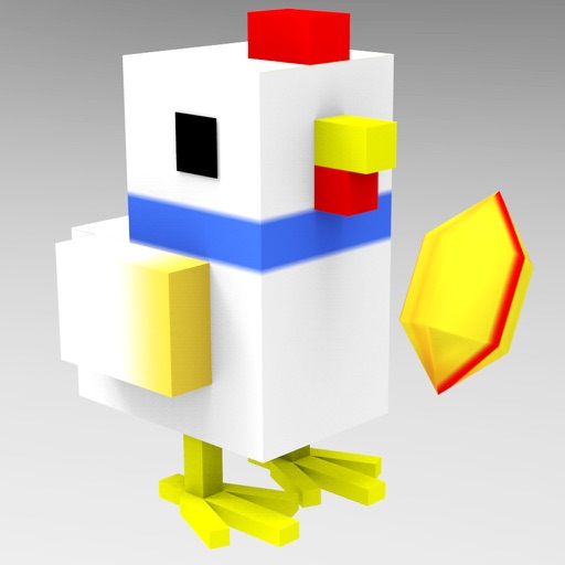 Crossy Tiny Chick Tappy - Sky Surfers Running Icon