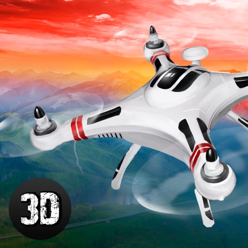 Quadcopter Drone Flight Simulator 3D Full Icon