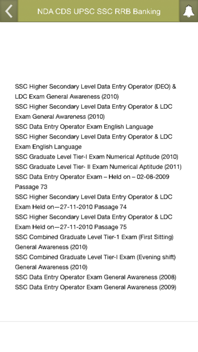 NDA CDS UPSC SSC RRB IBPS Exam Papers screenshot 3