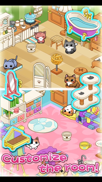 Cat Room - Cute Cat Games screenshot-3