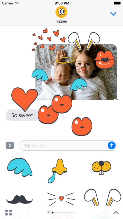 Yippee stickers