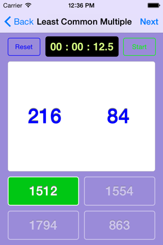 GCF & LCM Quiz Master screenshot 2