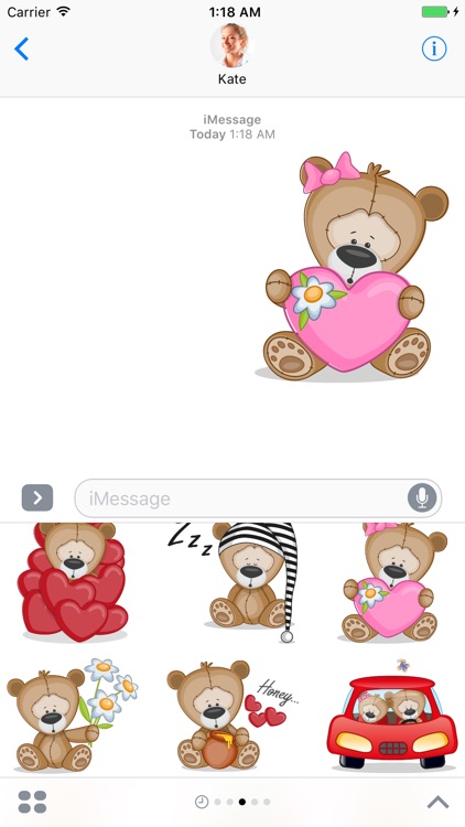 Teddy Bear - Stickers for iMessage