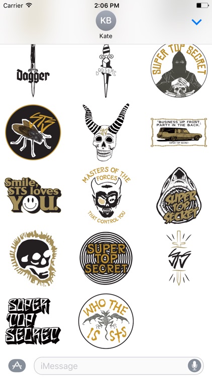 Super Top Secret Sticker Pack 1