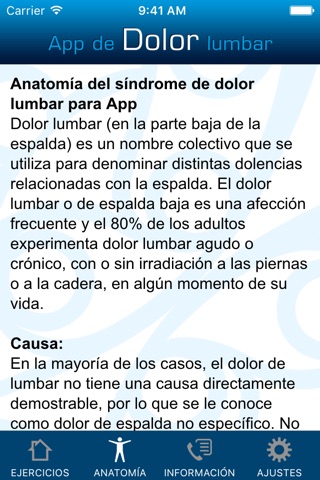 Lage Rugpijn App screenshot 4