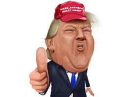 JOIN MILLIONS IN SENDING TRUMP FACES
