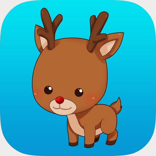 Cute Deer Animated Sticker icon