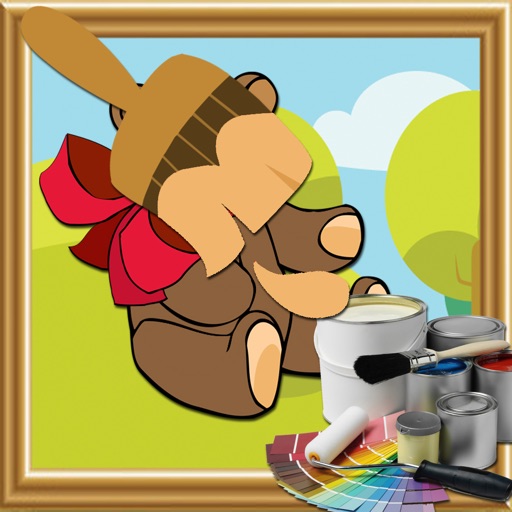 Coloring Games Teddy Bear Version Icon