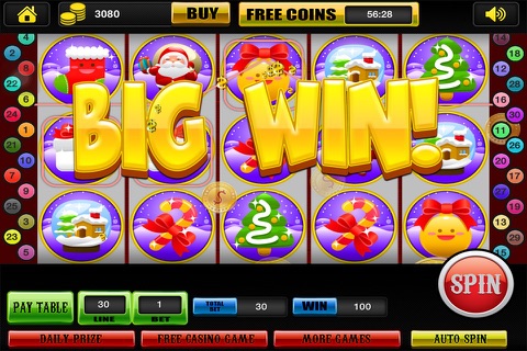 Awesome Big Christmas Double Count-down Casino screenshot 2