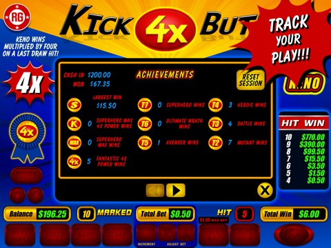 Kick Butt Keno HD screenshot 4