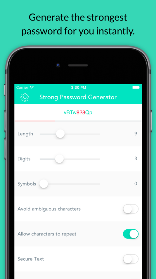 Password Generator. Случайный пароль.